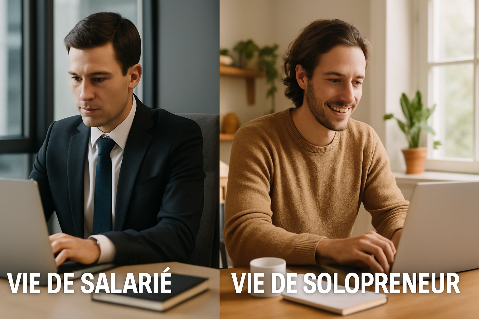 Vie de salarié vs vie de solopreneur : les avantages et les inconvénients de deux mondes opposés
